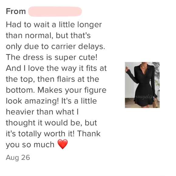 Beige Rib Knit Ruffle Hem V-Neck Mini Dress Collared Long Sleeve Stretchy - Picture 8 of 8